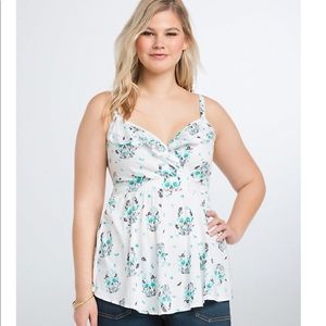 Skull floral top